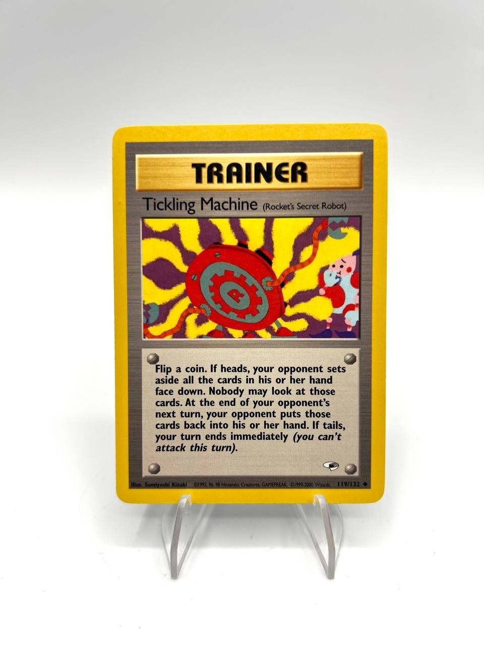 Carta pokemon Tickling Machine 119/132 set Gym Heroes Inglese Excellent Vintage