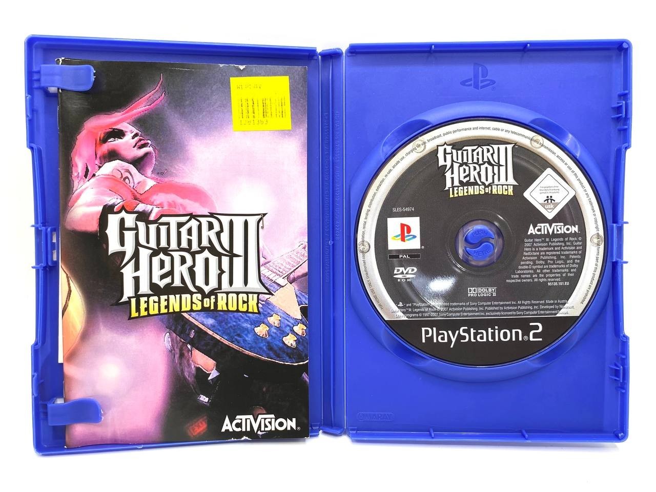 Guitar Hero III 3 Legends of Rock PlayStation 2 PS2 Completo funzionante PAL
