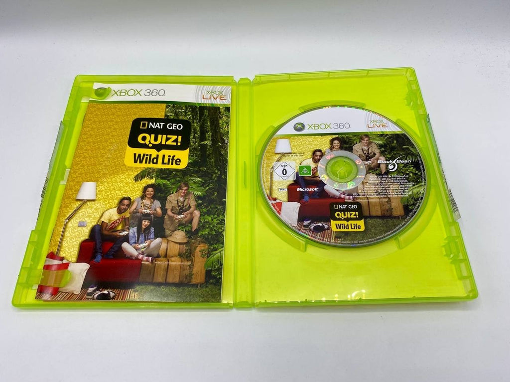 NAT GEO QUIZ! WILD LIFE Microsoft Xbox 360 Completo funzionante Italiano