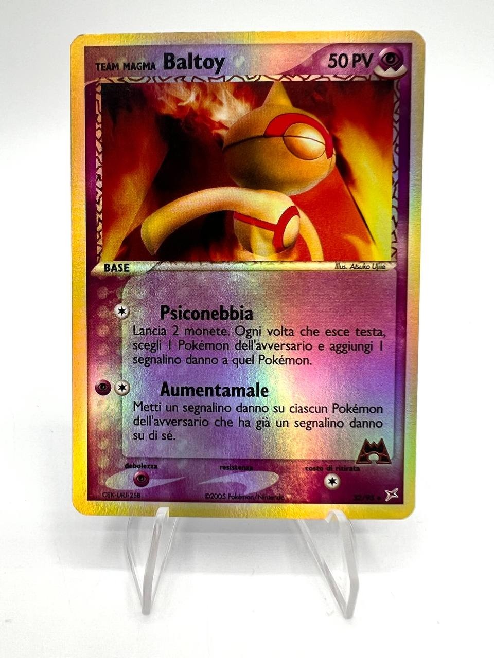 Carta Pokemon Team Magma Baltoy Team Magma vs Team Aqua 32/95 Reverse Holo ITA