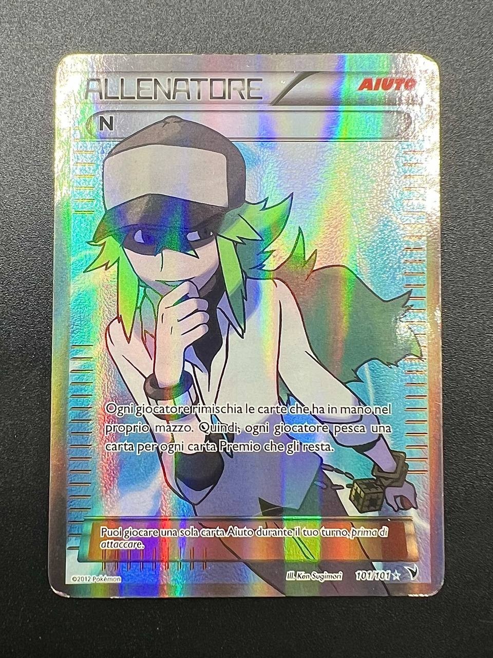 Carta Pokemon N NVI 101 Vittorie Regali poor italiano full art aiuto holo