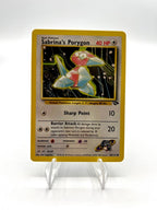 Carta pokemon Sabrina's Porygon 98/132 Gym Challenge Excellent Vintage Inglese