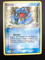 carta pokemon Totodile 78/115 ex forze segrete Holo Stamped Italiano Near mint
