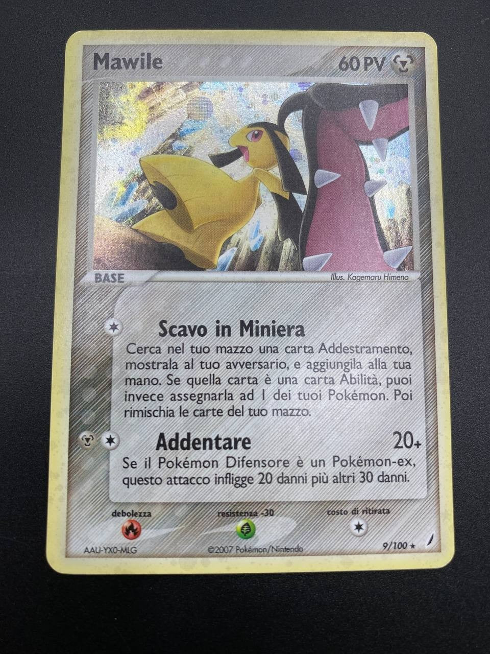 Carta Pokemon Mawile 9/100 Holo set Ex tempesta di sabbia Near Mint Italiano