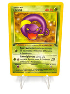 Carta Pokemon Ekans 1a Edizione 46/62 Italiano Fossil FO Near mint Vintage