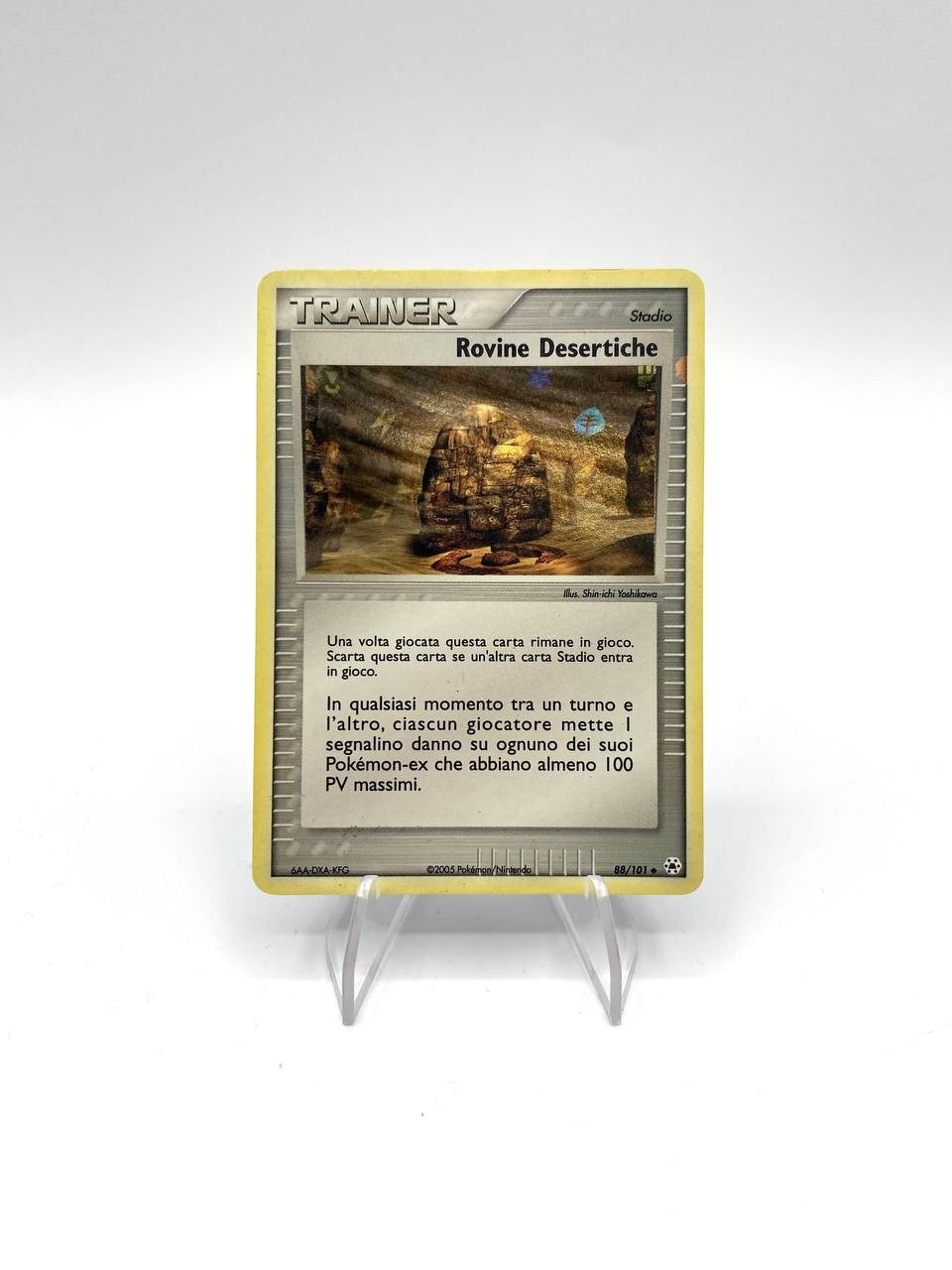 Carta pokemon Rovine Desertiche 88/101 EX leggende nascoste Good Holo ITA