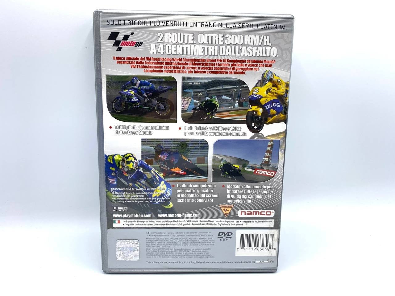 MOTOGP 4 PS2 PLAYSTATION 2 sony COMPLETO Funzionante Italiano Platinum
