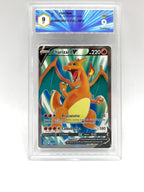Carta Pokemon CHARIZARD V 153/172 set Astri Lucenti Graad 9 Holo Italiano