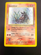 Carta Pokemon Houndour 5/75 set Neo Discovery Holo Vintage Near mint ENG
