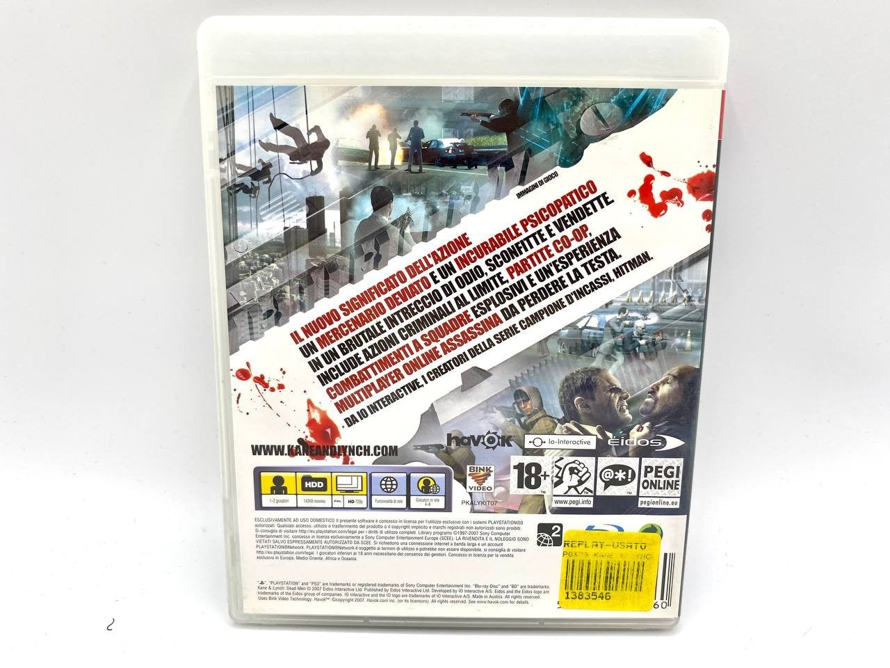PS3 KANE & E LYNCH DEAD MAN Playstation 3 ITA Italiano completo e funzionante