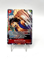 Carta One Piece Monkey.D.Luffy OP14-013 SR Alternate Art Foil Inglese Near mint