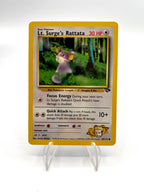 Carta pokemon Lt. Surge’s Rattata 85/132 Gym Challenge Excellent Vintage Inglese
