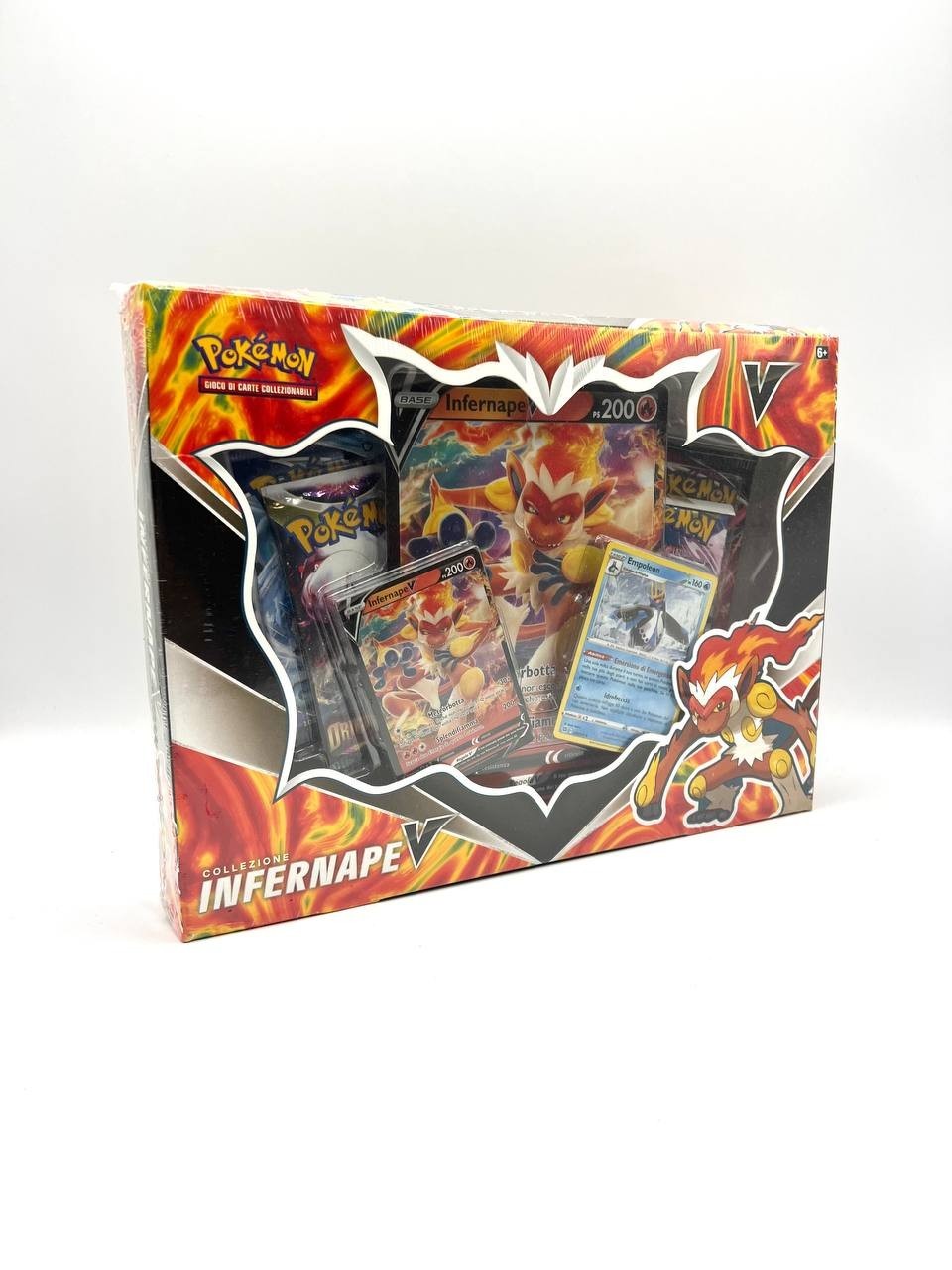Pokemon Collezione Infernape V Sealed Italiano 4 bustine 2 carte promo