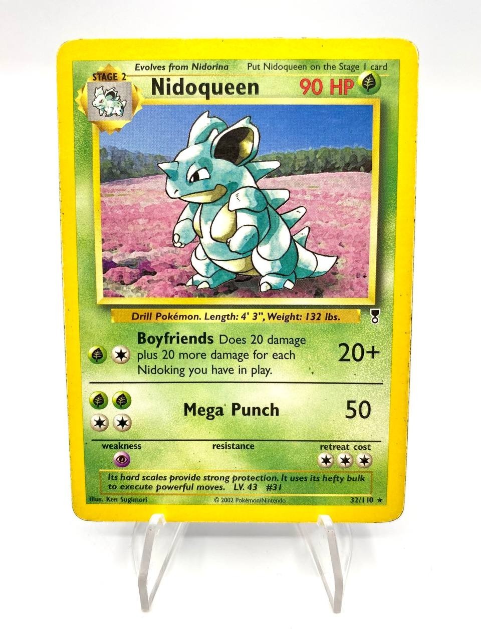 Carta Pokemon Nidoqueen 32/110 set Legendary Collection Excellent ENG Inglese