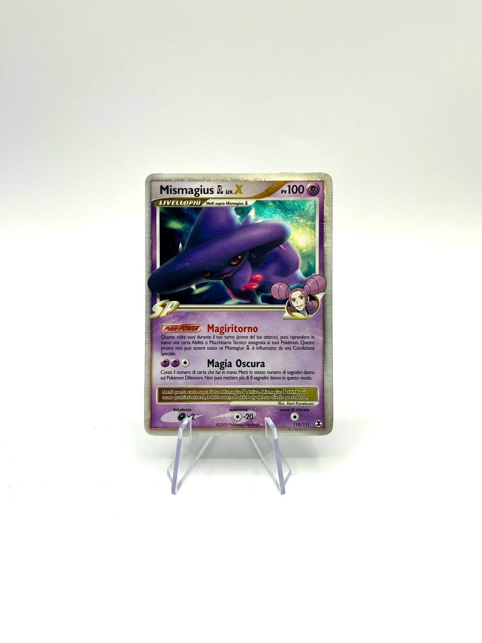 Carta pokemon Mismagius GL LV.X 110/111 Holo L'Ascesa dei Rivali Italiano Poor