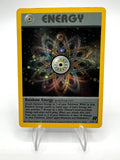 Carta pokemon Rainbow Energy 17/82 set Team Rocket Holo Vintage Good Inglese
