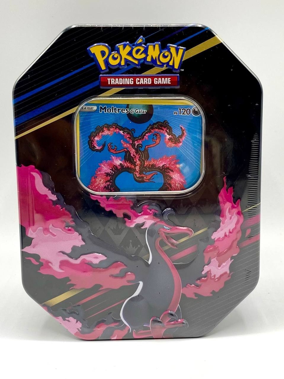 Pokemon TCG ZENIT REGALE Tin Collezione MOLTRES DI GALAR ITALIANO ITA Sealed