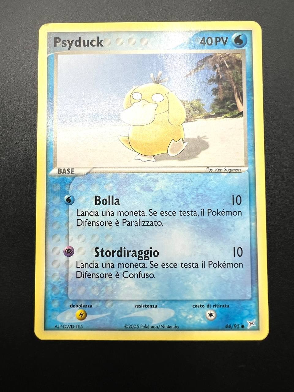 Carta Pokémon Psyduck 44/95 EX Team Magma vs Team Aqua no Holo ITA Near mint