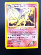 Carta Pokémon Blaine's Ninetales 21/132 set Gym Challenge Excellent ENG Vintage