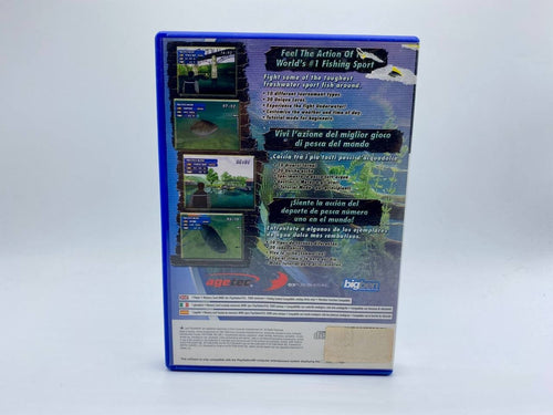 BASS MASTER FISHING SIMULATORE PESCA SONY PLAYSTATION 2 PS2 Funzionante Completo
