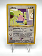 Carta pokemon Clefairy 1a edizione set Neo Genesis 30/111 Excellent ENG Inglese