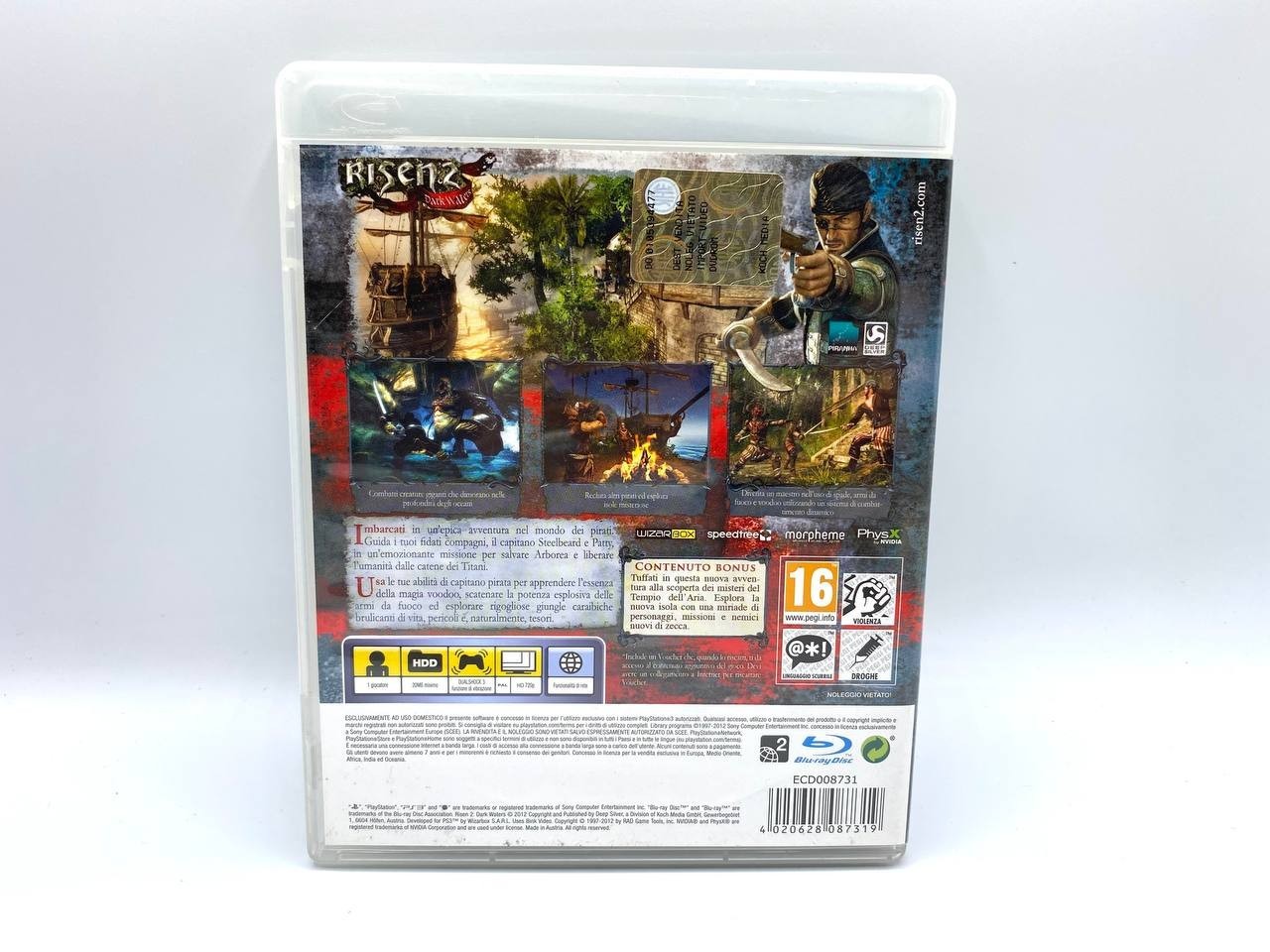 Videogioco PlayStation PS3 Risen 2 Dark Waters Completo Funzionante Italiano