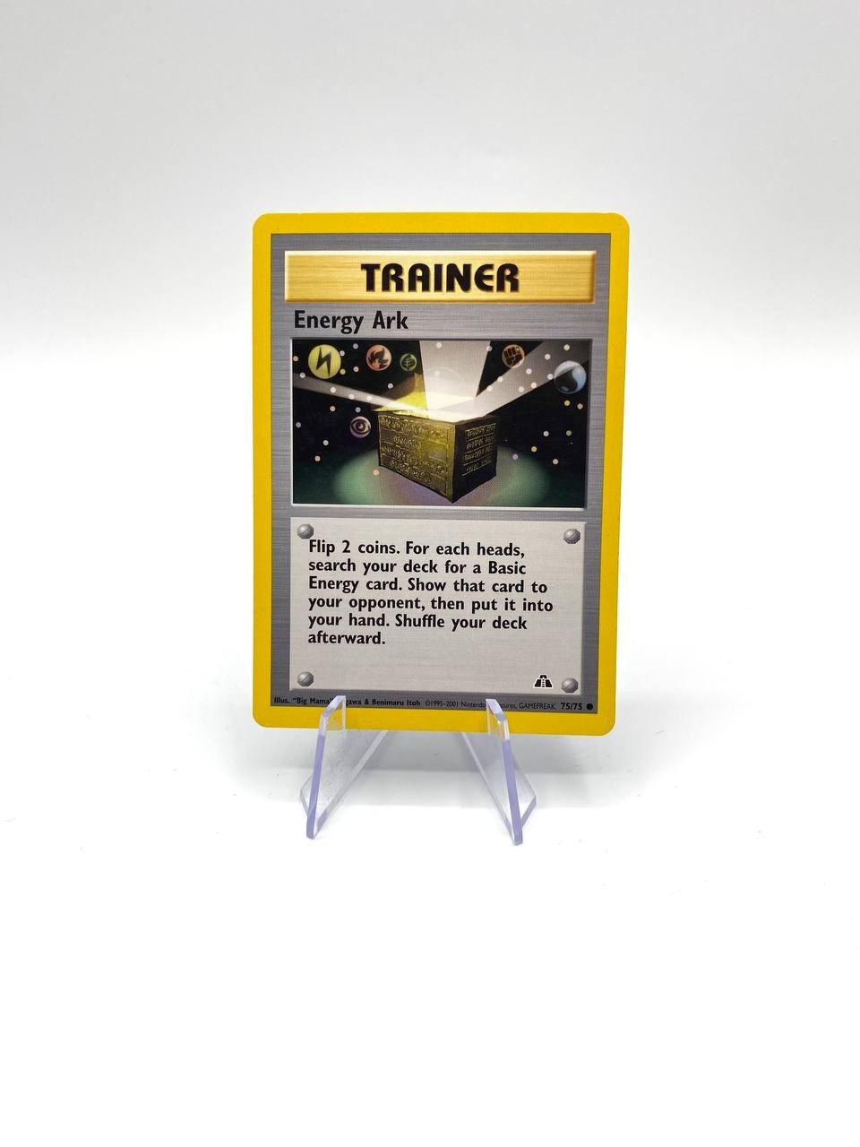 Carta pokemon Energy Ark 75/75 set Neo Discovery Vintage No holo Excellent ENG