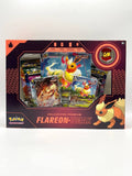 Pokemon Collezione premium Flareon V Max Italiano Sealed 5 bustine 1 spilla