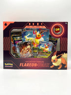 Pokemon Collezione premium Flareon V Max Italiano Sealed 5 bustine 1 spilla