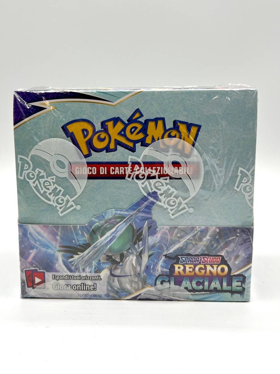 Box Carte pokemon set Spada e scudo Regno glaciale Sealed Italiano 36 bustine