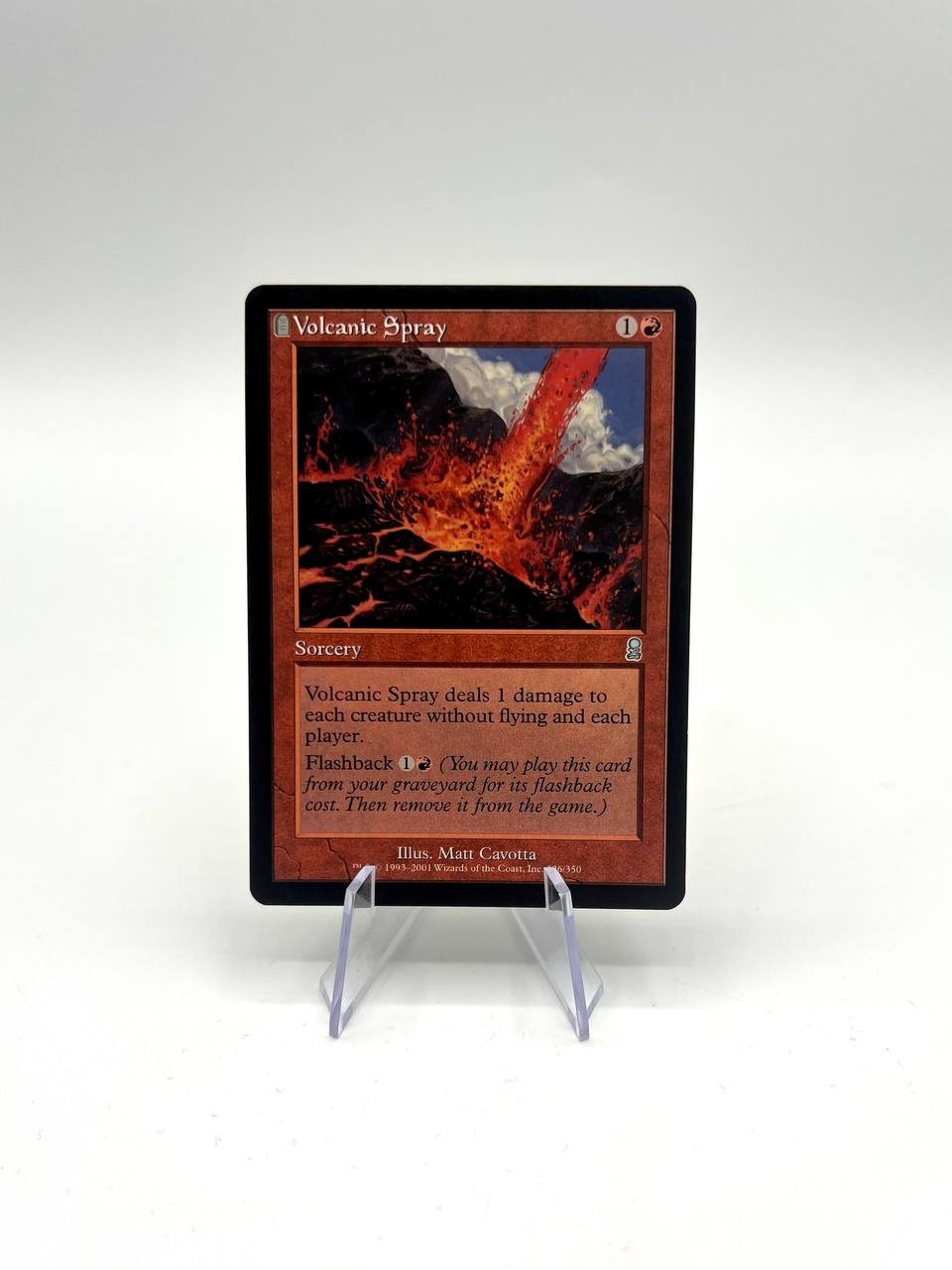 Magic the gathering MTG Volcanic Spray Odyssey Near mint Inglese no Holo