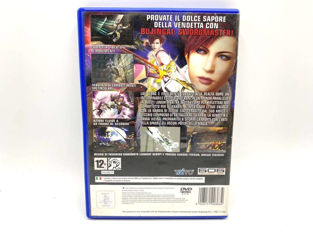 Bujingai Swordmaster PS2 Playstation 2 Ita Italiano Completo funzionante