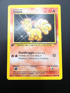 Carta Pokémon Set Base Vulpix 68/102 Italiano 1a Edizione Excellent Vintage