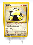 Carta Pokémon Snorlax 27/64 set Jungle JU Italiano Holo Rara poor Vintage