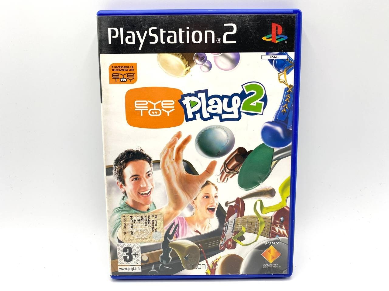 Eye Toy Play 2 PS2 Playstation 2 ITALIANO ITA COMPLETO FUNZIONANTE TESTATO