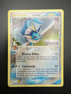Carta Pokemon set EX DELTA SPECIES 18/113 Vaporeon Stamped Italiano Holo NM