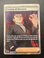 Carta Pokemon carisma di giovanni 197/165 Set MEW 151 Holo Italiano Near Mint