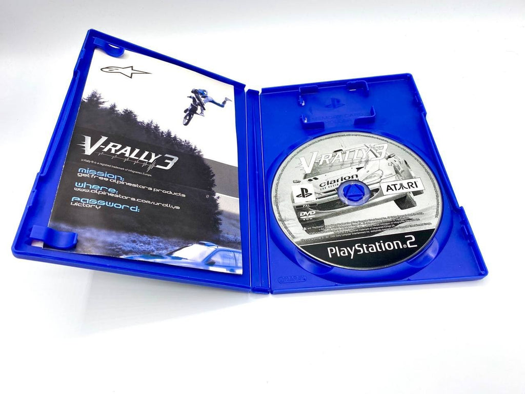 Gioco V-Rally 3 Sony PlayStation 2 PS2 Italiano Funzionante Completo Atari