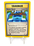 Carta Pokemon Focus Band Bandana 86/111 set Neo Genesis 1a Edition ENG Excellent