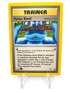 Carta Pokemon Focus Band Bandana 86/111 set Neo Genesis 1a Edition ENG Excellent