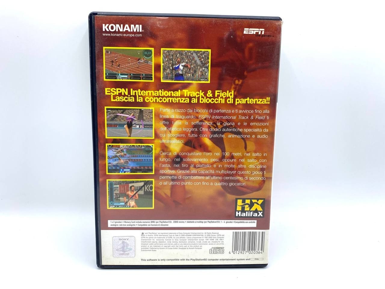 Sony Playstation ps2 Track & Field Completo funzionante Italiano Konami