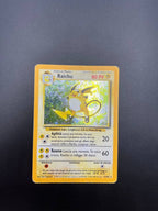 Carta Pokémon Raichu Base Set BS Holo 14/102 Vintage Italiano Poor
