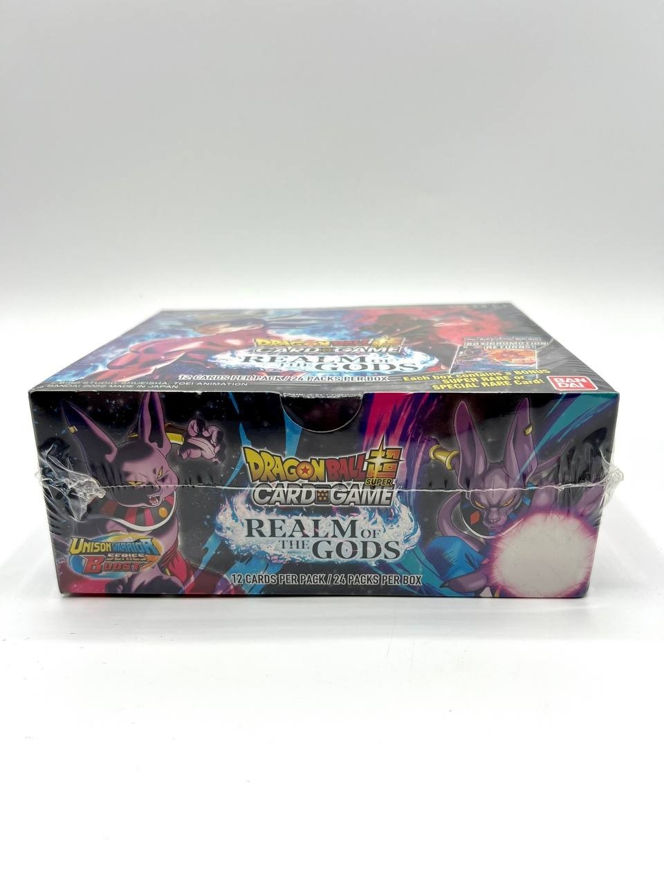 Box Carte Dragonball set realm of the gods Inglese Sealed 24 Bustine Bandai