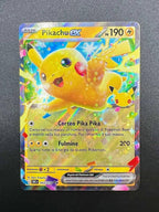 Carte Pokémon Pikachu EX 053/128 30° Anniversario italiano near mint holo