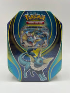 Pokémon Elemental Power Tins: Scatola da collezione vaporeon ex italiano siled