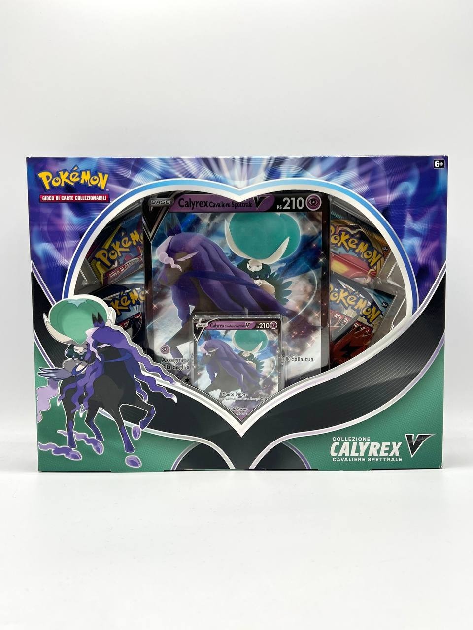 Pokemon Collezione Calyrex V Italiano sealed 4 bustine 1 promo