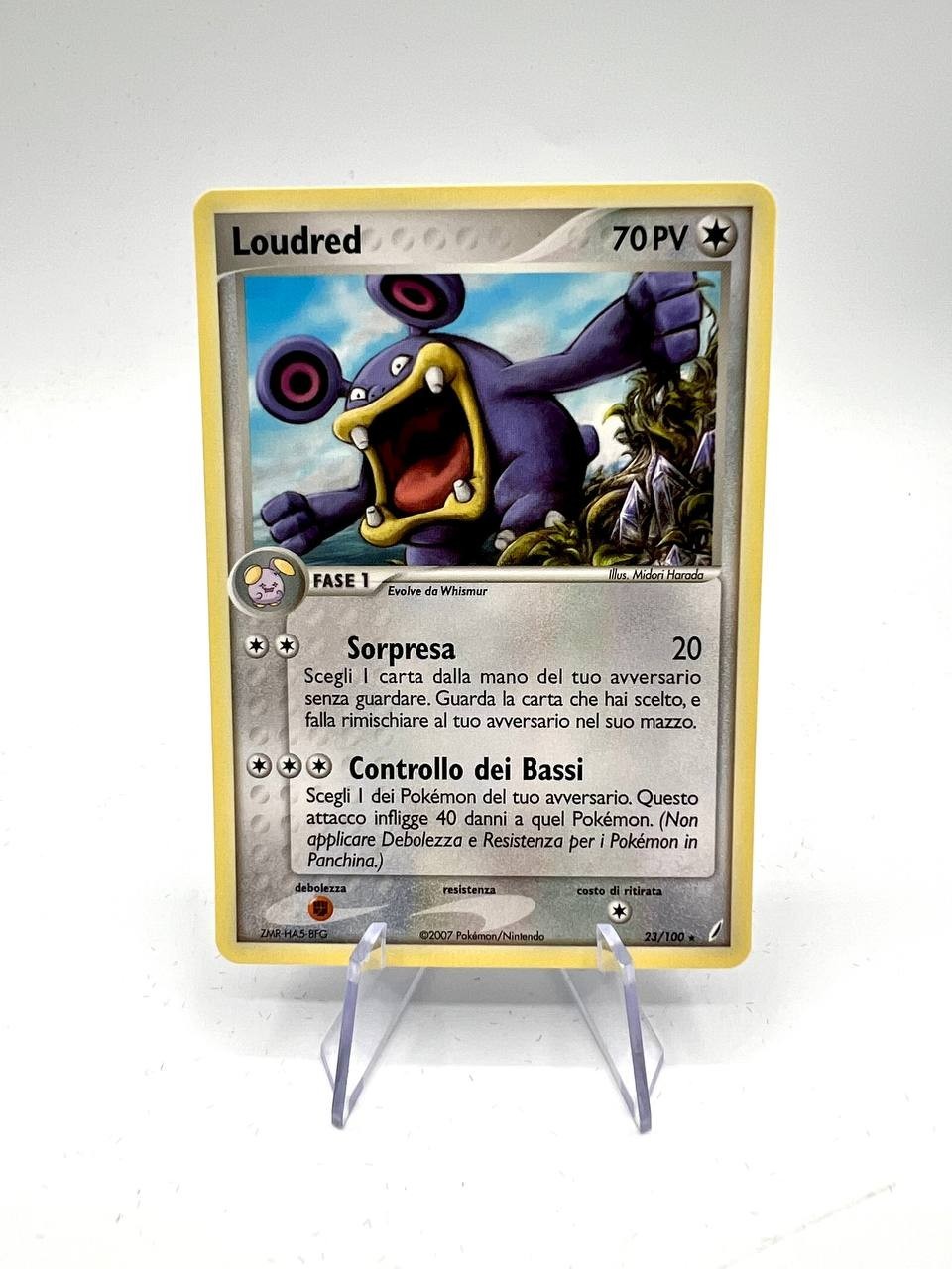 Pokemon Card Loudred Ex Guardiani dei Cristalli CG 23/100 Italiano near mint
