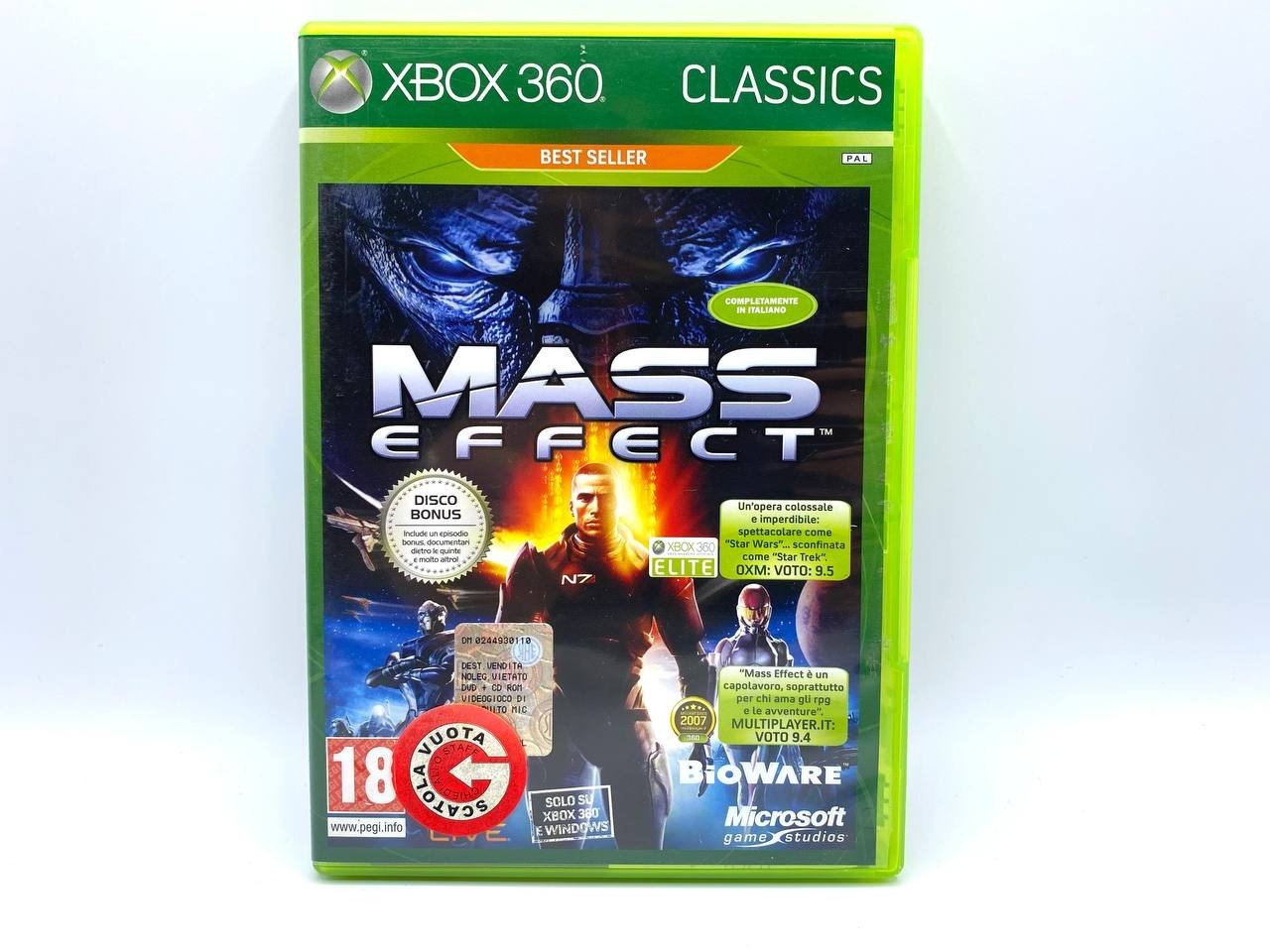 Mass Effect Microsoft Xbox 360 Classic Completo Funzionante Italiano