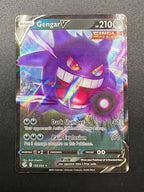 carta pokemon gengar V FST 156 colpo fusione italiano near mint rara holo