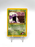 Carta pokemon Koga's Grimer 78/132 set Gym Challenge Vintage Inglese Excellent